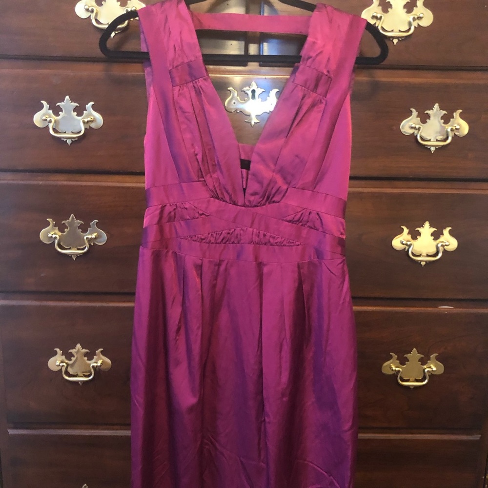 Nanette Lenore Sz 6 Cocktail Dress Burgundy